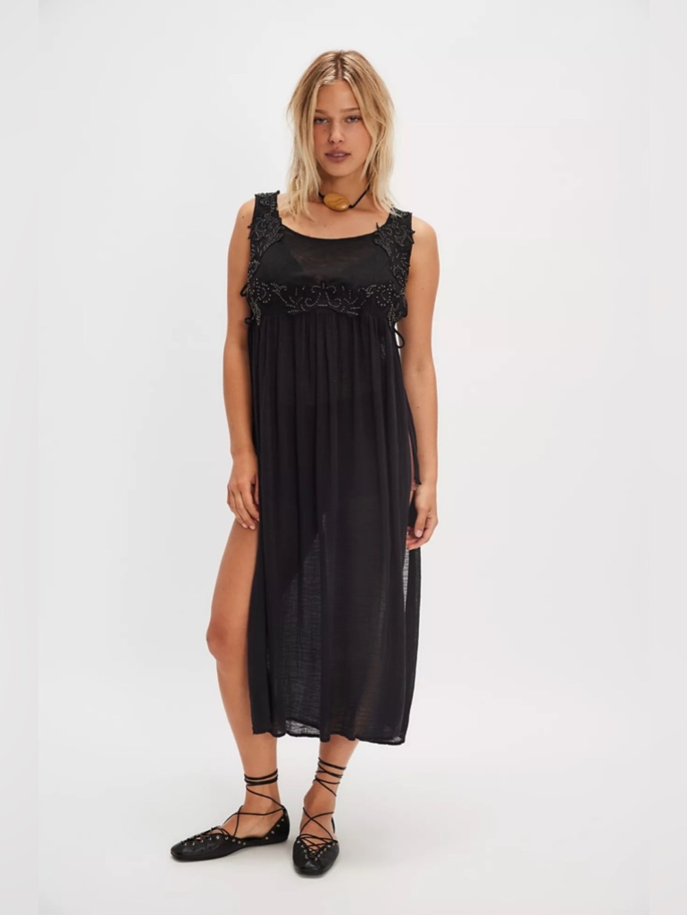 NWOT Free People Pacha Maxi Top - Picture 5 of 11